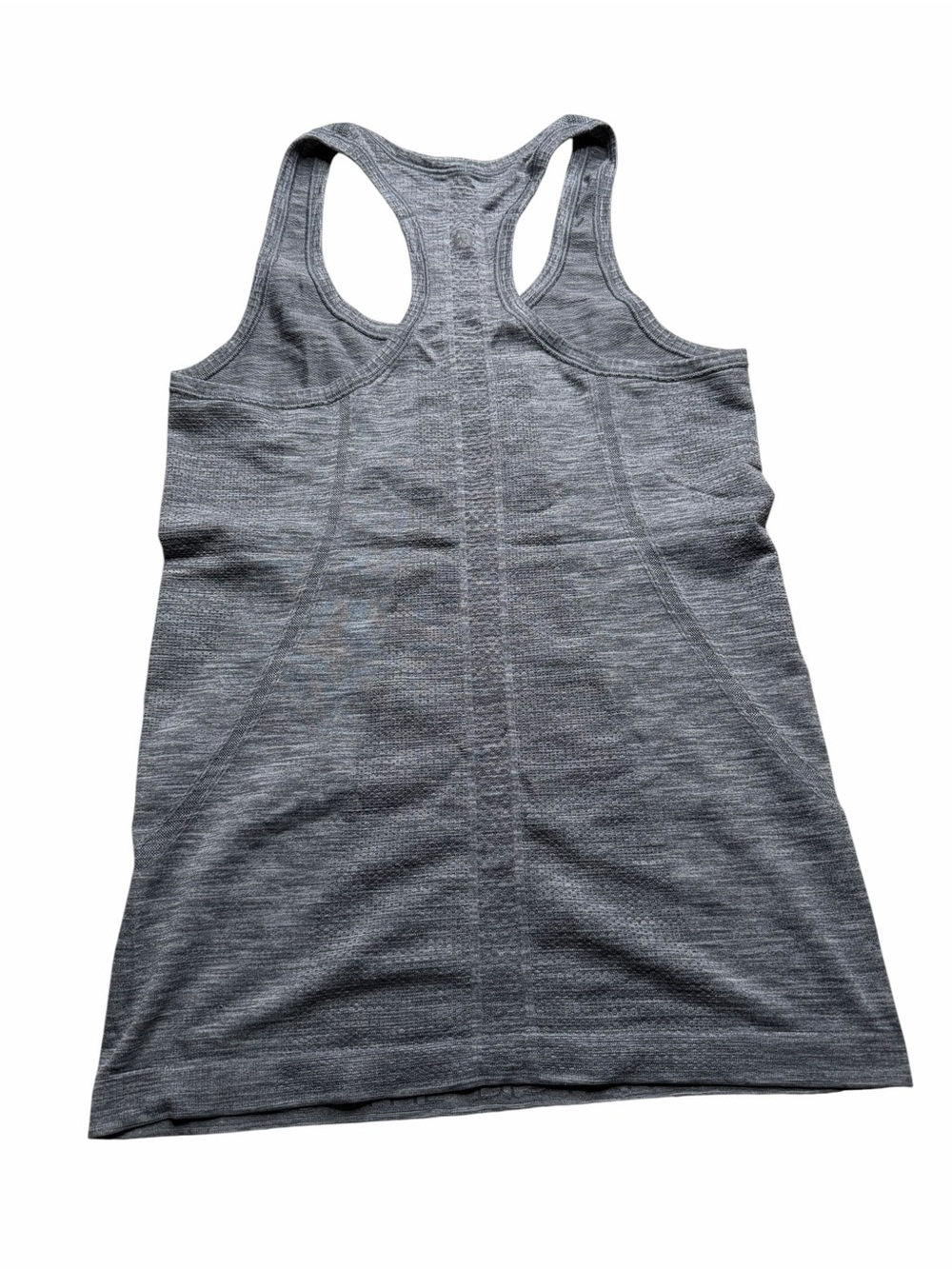 LULULEMON Athletica Gray Swiftly Racerback Tank Top Women's Size 4 Running Yoga - Picture 2 of 5